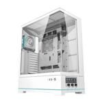 darkFlash DY451L Pro, ohišje, belo/črno, bez napajanja, ATX, mATX