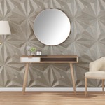Vidaxl Stenski paneli 24 kosov beton 50x50 cm XPS 6 m² zvezda