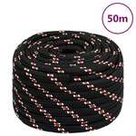 Greatstore Vrv za čoln bela 20 mm 50 m polipropilen