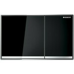 GEBERIT aktivirna tipka za dvokoličinsko splakovanje SIGMA 60 115.640.SJ.1 črno steklo
