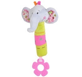 Žvižgajoča igračka z ugrizom - Slon