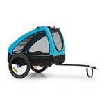 KLARFIT Husky, prikolica za bicikel za pse, cca 250L, 600D, Oksfordsko platno, modra