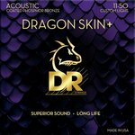 DR Strings Dragon Skin+ Coated Phosphor Bronze Custom Light 11-50 Strune za akustično kitaro