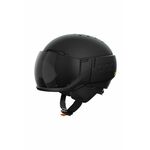 Smučarska čelada POC Levator Mips črna barva - črna. Smučarska čelada iz kolekcije POC. Model iz lahke in zelo trpežne plastike ABS.