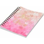 Creative zvezek Pink, črtni, A5, 80 listov