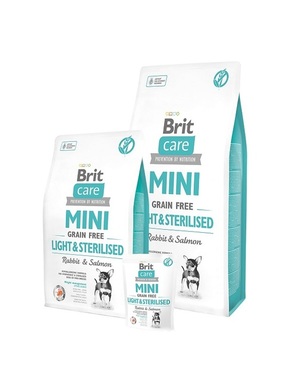 Krma Brit Care Mini Grain Free Light &amp; Sterilisod 0