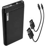 Emos Alpha 10S prenosna baterija, 10.000 mAh, črna