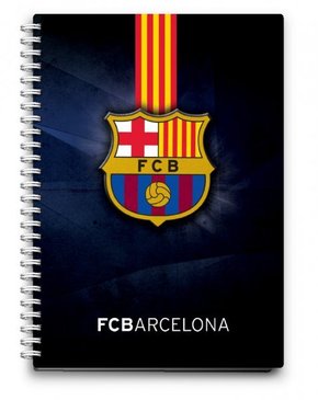Barcelona FC beležka spirala PVC