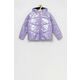 Otroška jakna Birba&amp;Trybeyond vijolična barva - vijolična. Otroška Jakna iz kolekcije Birba&amp;Trybeyond. Podloženi model izdelan iz prešitega materiala.
