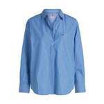 TOMMY HILFIGER Bluza 'ESS' azur / bela 24309481
