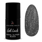 Juliana Nails Gel Lak Royal Glitter Black črna bleščicami No.463 6ml