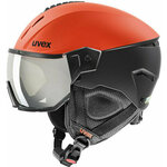 UVEX Instinct Visor Fierce Red/Black Mat 60-62 cm Smučarska čelada