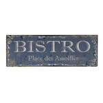Kovinski znak Antic Line Bistro