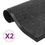 vidaXL Protiprašni predpražniki 2 x pravokotni taftani 80x120 cm