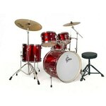 Set bobnov Energy Gretsch - Set kovinsko sivih bobnov