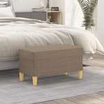 vidaXL Klop taupe 70x35x41 cm blago