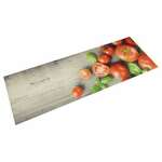 vidaXL Kuhinjska preproga pralna paradižnik 45x150 cm žamet