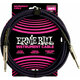 Ernie Ball Braided Straight Straight Inst Cable Črna-Vijolična 3 m Ravni - Kotni