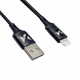 MG kabel USB / Lightning 2.4A 2m, črna