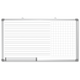 WEBHIDDENBRAND magnetna tabla Spree, 120x240, s črtami in kvadrati (73079)