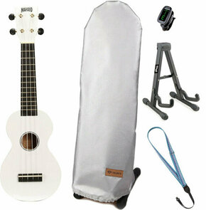 Mahalo MR1 White SET Soprano ukulele Bela