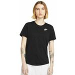 Nike Sportswear Majica 'Club Essential' črna / bela