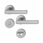 Hoppe Hamburg garniture kljuk za notranja vrata, aluminij