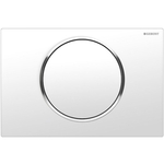 GEBERIT aktivirna tipka za start/stop splakovanje Sigma10, mat bela, lakirano, 115.758.JT.5