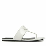 Japonke Calvin Klein Jeans Flat Sandal Slide Toepost Mg Met YW0YW01342 Bright White YBR