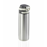 Leifheit 3272 potovalna termo steklenica, 600 ml, varnostna ključavnica proti nepričakovanemu odprtju, srebrna