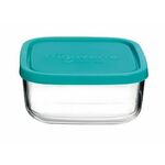 eoshop Stekleni kozarec FRIGOVERRE 15 x 15 cm, modri pokrov, komplet 4 kosov