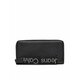 Calvin Klein Velika ženska denarnica Ultralight Zip Around W/Wristlet K60K611498 Črna