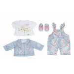 Zapf Baby Annabell Deluxe denim oblačila, 43 cm