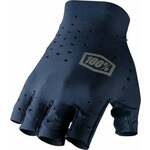 100% Sling Bike Short Finger Gloves Navy L Kolesarske rokavice