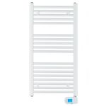 Sanotechnik Uno 2 električni kopalniški radiator, bel, 48x137,5 cm
