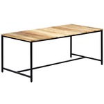shumee Jedilna miza 180x90x75 cm trden mangov les