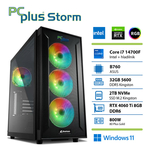PcPlus računalnik Storm, Intel Core i7-14700F, 8GB RAM, 2TB HDD, nVidia RTX 4060 Ti, Windows 11