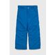 Otroške hlače Columbia modra barva - modra. Otroško Hlače iz kolekcije Columbia. Model izdelan iz enobarvne tkanine.