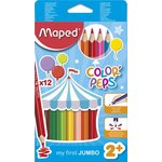 Maped barvice Color'Peps Maxi 3 robne 12/1