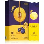 Frudia Honey Blueberry nočna vlažilna maska za občutljivo in suho kožo 20x5 ml