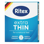 RITEX Extra Thin - kondom s tankimi stenami (3db)