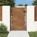 Greatstore Vrtna vrata 105x155 cm corten jeklo