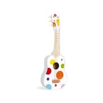 Janod Leseni glasbeni inštrument prva kitara za otroke Confetti z realnim zvokom 6 strun