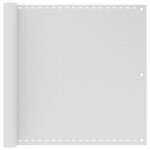 Vidaxl Balkonsko platno belo 90x300 cm HDPE