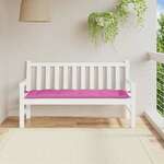 Vidaxl Blazina za vrtno klop roza 150x50x7 cm oxford tkanina