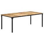 Greatstore Jedilna miza 200x100x76 cm robusten mangov les