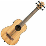 Kala U-Bass Zebrawood Bas ukulele Natural