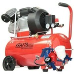 Oljni kompresor 50L 2 bata KD1478 + Set