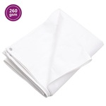 vidaXL Ponjava 260 g/m² 6x10 m bela HDPE