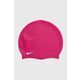 Nike Kapa 93060 - roza. Plavajoča kapa iz kolekcije Nike. Model narejen iz enobarvnega silikona.